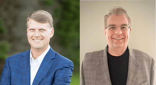 Headshots of Gerard Smith and Joe Fabiani cofounders of GRMS.